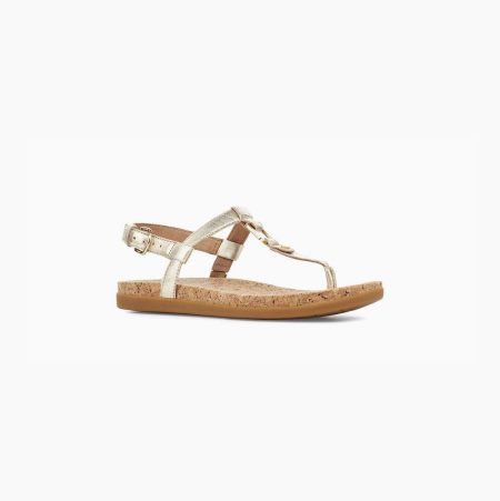 UGG Aleigh Gold Sandals for Women (ZGEU15702)